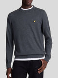 LYLE & SCOTT U Pullover cotton merino antracite
