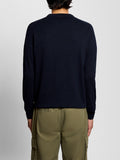 LYLE & SCOTT U Pullover cotton merino BLU SCURO