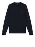 LYLE & SCOTT U Pullover cotton merino BLU SCURO
