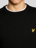 LYLE & SCOTT U Pullover cotton merino nero