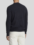 LYLE & SCOTT U Maglioncino girocollo lambswool blend BLU SCURO