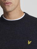 LYLE & SCOTT U Maglioncino girocollo lambswool blend BLU SCURO