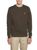LYLE & SCOTT U Felpa girocollo verde oliva
