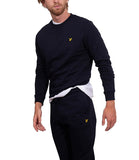 LYLE & SCOTT U Felpa girocollo BLU SCURO