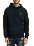 LYLE & SCOTT U Felpa basic con cappuccio BLU SCURO