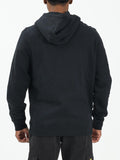 LYLE & SCOTT U Felpa cappuccio brushback pullover nero