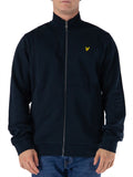 LYLE & SCOTT U Felpa brushback full zip BLU SCURO