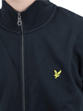 LYLE & SCOTT U Felpa brushback full zip nero