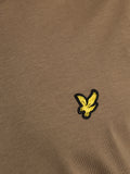 LYLE & SCOTT U T-shirt manica corta Plain basic logo kaki