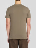 LYLE & SCOTT U T-shirt manica corta Plain basic logo kaki