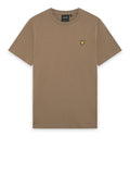 LYLE & SCOTT U T-shirt manica corta Plain basic logo kaki