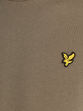 LYLE & SCOTT U T-shirt manica corta Plain basic logo kaki