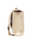 MARIO VALENTINO D Pochette divina con tracolla catena beige