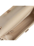 MARIO VALENTINO D Pochette divina con tracolla catena beige