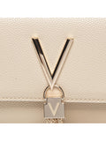 MARIO VALENTINO D Pochette divina con tracolla catena beige