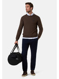 NORTH SAILS U Maglioncino girocollo con dettaglio contrasto nocciola