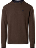 NORTH SAILS U Maglioncino girocollo con dettaglio contrasto nocciola