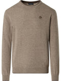 NORTH SAILS U Maglioncino girocollo con dettaglio contrasto beige