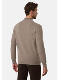 NORTH SAILS U Lupo mezza zip dettaglio in contrasto beige