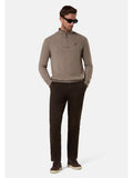 NORTH SAILS U Lupo mezza zip dettaglio in contrasto beige