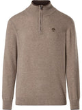 NORTH SAILS U Lupo mezza zip dettaglio in contrasto beige