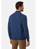 NORTH SAILS U Lupo mezza zip dettaglio in contrasto BLU CINA