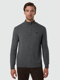 NORTH SAILS U Lupo mezza zip dettaglio in contrasto GRIGIO MEDIO