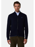 NORTH SAILS U Cardigan full zip dettaglio in contrasto NAVY