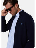 NORTH SAILS U Cardigan full zip dettaglio in contrasto NAVY