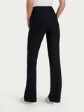 RAGNO D Pantaloni a zampa flare nero