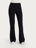 RAGNO D Pantaloni a zampa flare nero