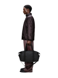 RAINS D Borsa hilo weekend bag small nero