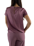 RINASCIMENTO Blusa maniche corte lucida rosa