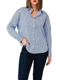 TIFFOSI Camicia a righe Nancy NAVY