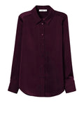 TIFFOSI Camicia satan in satin BORDEAUX