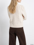 TIFFOSI Lupetto a trecce cardinal beige
