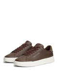 TOMMY H CALZ U COL Sneakers in pelle essential marrone