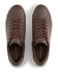 TOMMY H CALZ U COL Sneakers in pelle essential marrone