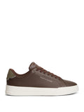 TOMMY H CALZ U COL Sneakers in pelle essential marrone