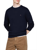 TOMMY H U COL Pullover Pima cotton cashmere blu