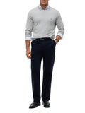 TOMMY H U COL Pullover in cotone Pima e cashmere GRIGIO MELANGE