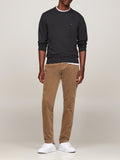 TOMMY H U COL Pullover cashmere pima GRIGIO SCURO