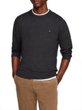 TOMMY H U COL Pullover cashmere pima GRIGIO SCURO