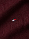 TOMMY H U COL Dolcevita cotone e cashmere BORDEAUX