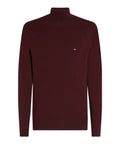 TOMMY H U COL Dolcevita cotone e cashmere BORDEAUX