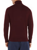 TOMMY H U COL Dolcevita cotone e cashmere BORDEAUX