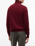 TOMMY H U COL Dolcevita cotone e cashmere BORDEAUX
