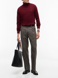 TOMMY H U COL Dolcevita cotone e cashmere BORDEAUX