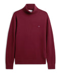 TOMMY H U COL Dolcevita cotone e cashmere BORDEAUX