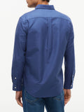 TOMMY H U COL Camicia Oxford blu